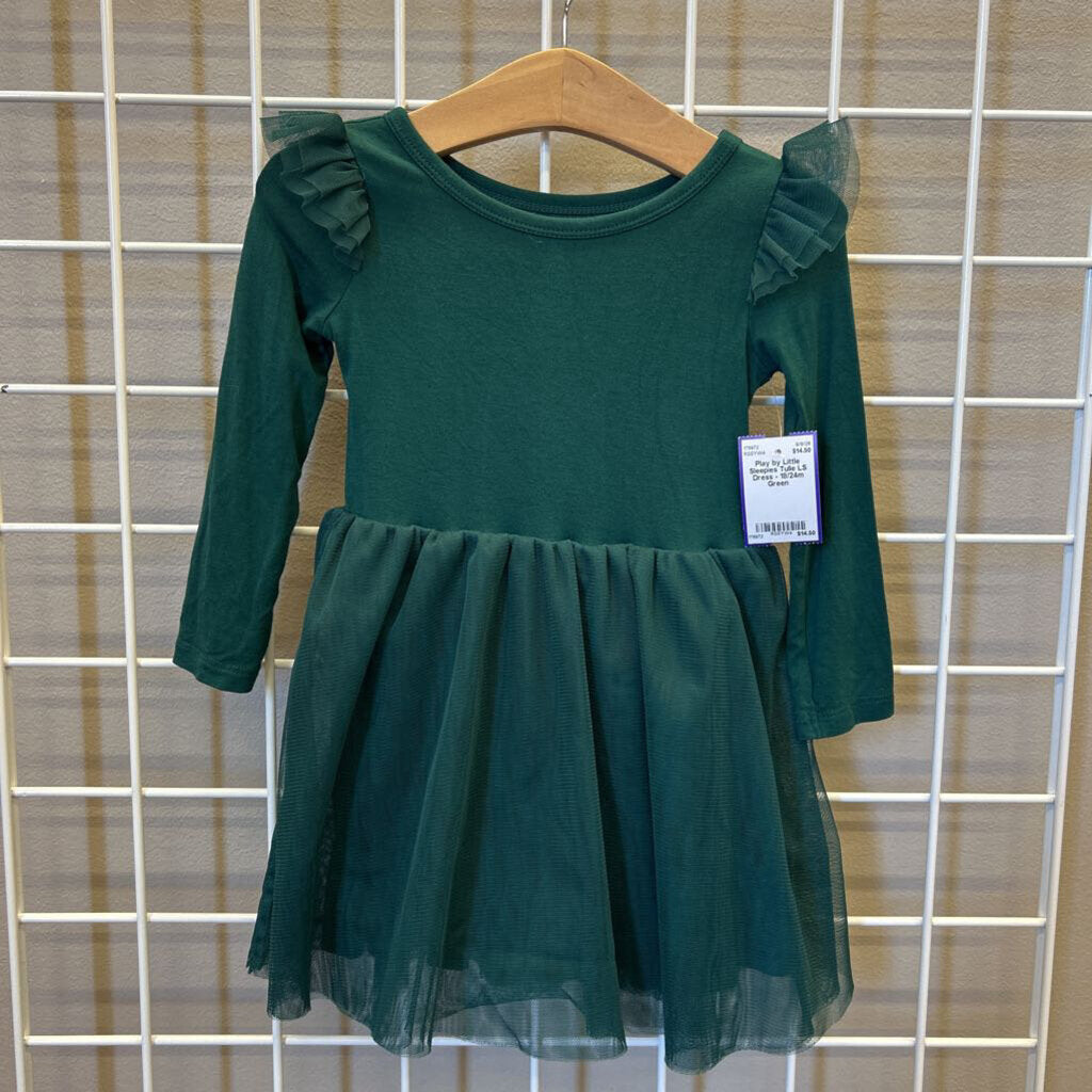 Play by Little Sleepies Tulle LS Dress - 18/24m