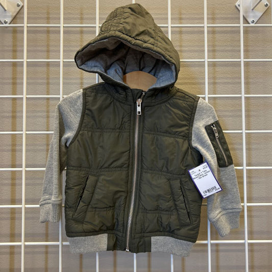 Tucker + Tate Mixed Fabric Jacket - 12m