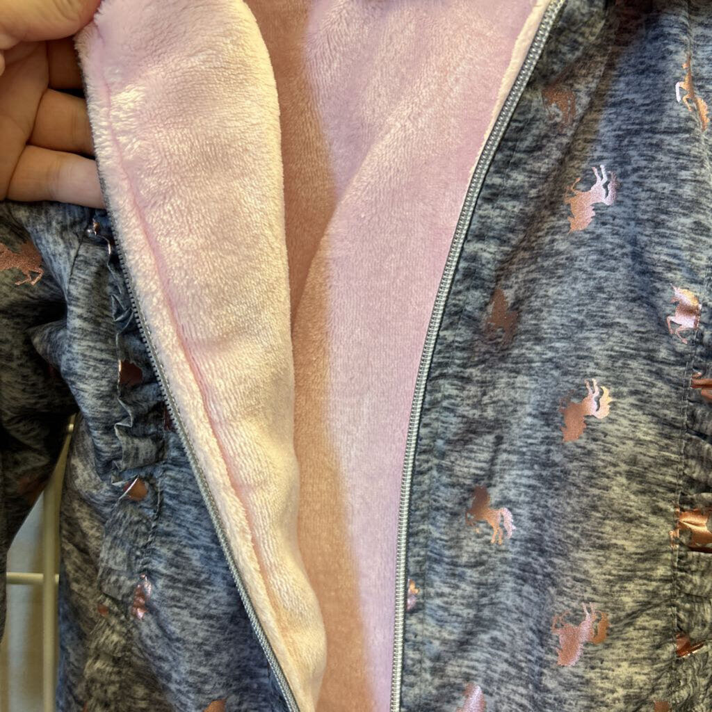 Penelope Mack Unicorn Lined Rain Jacket - 4T