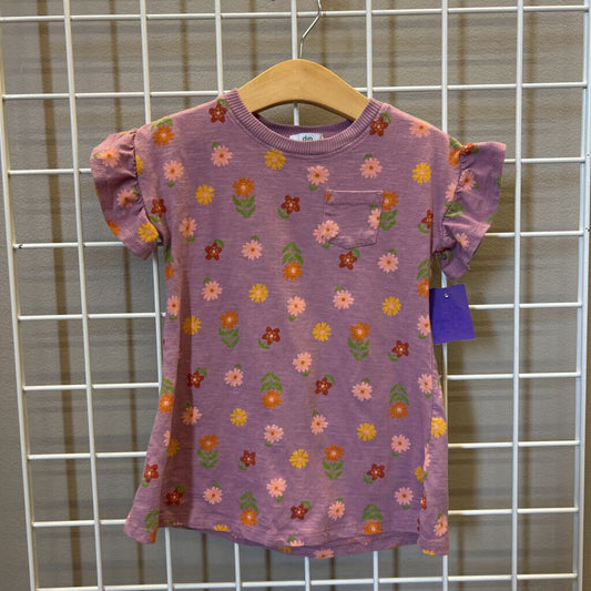 Dip Floral SS Dress - 2T