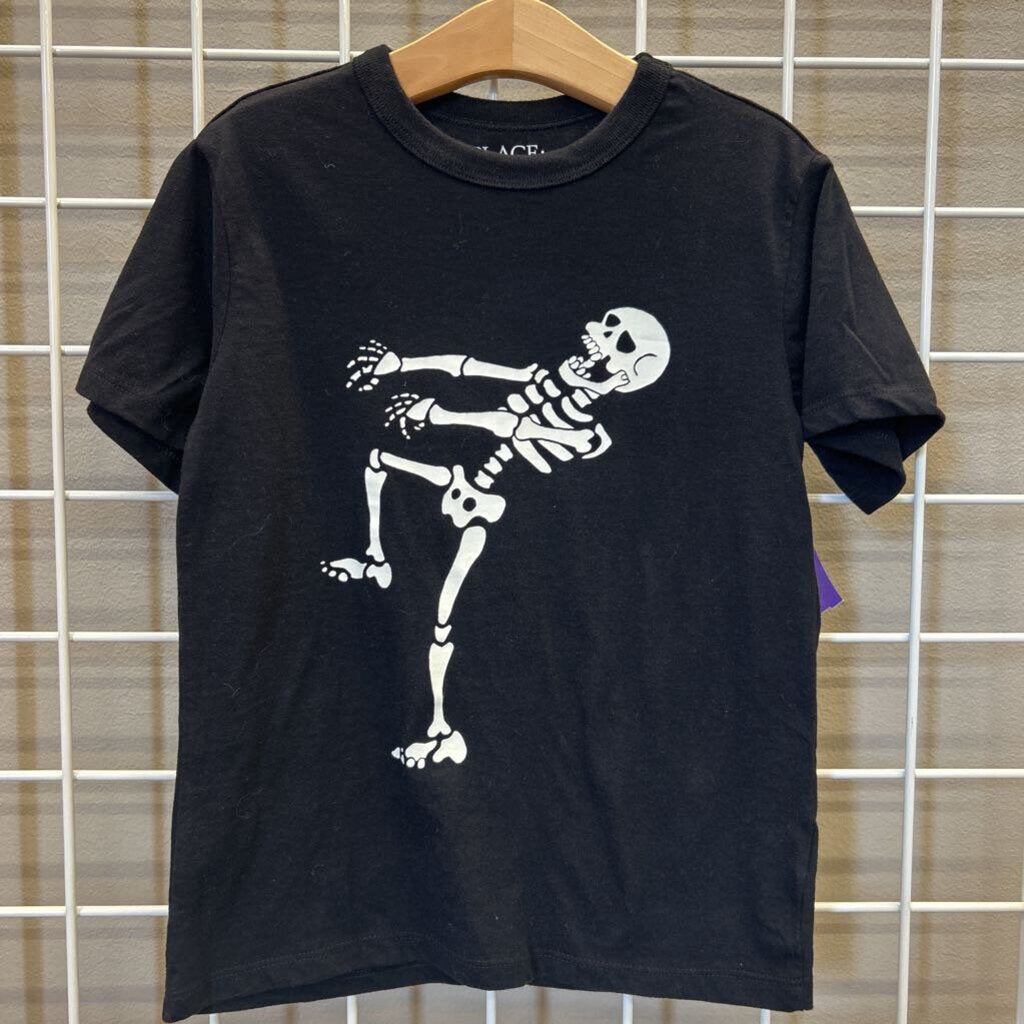 Children's Place Skeleton SS Tee - 5/6