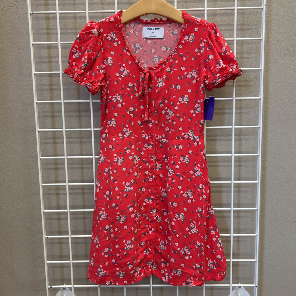 Old Navy Floral SS Dress - 8