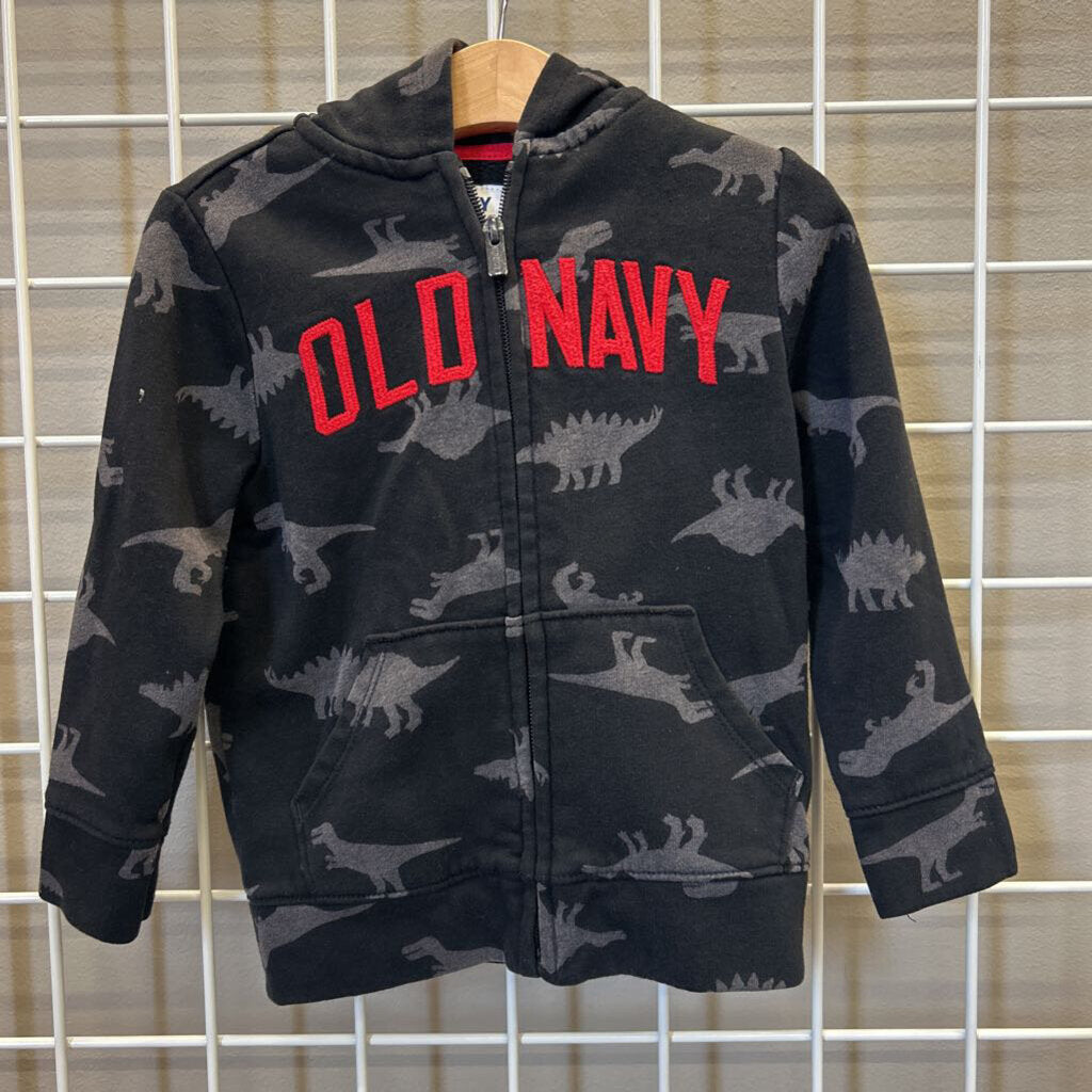 Old Navy Dino Zip Hoodie - 3T