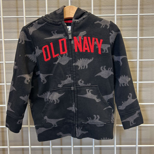 Old Navy Dino Zip Hoodie - 3T
