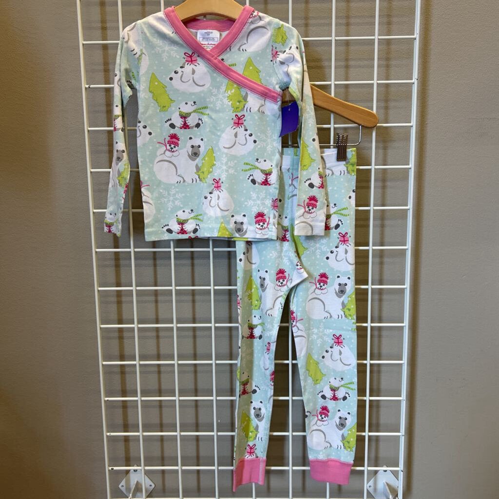 Hanna Andersson Polar Bear Pjs (marks / wash wear) - 5