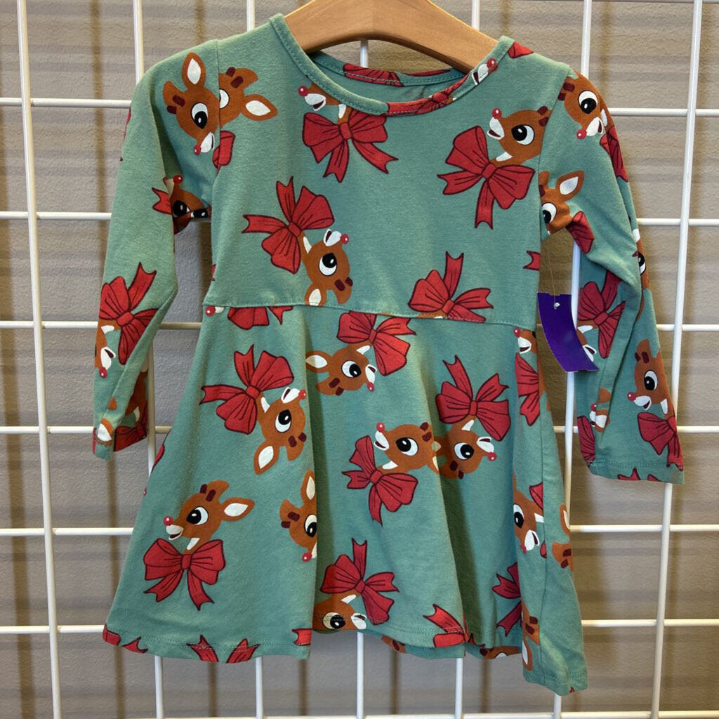 Rudolph LS Dress - 2T