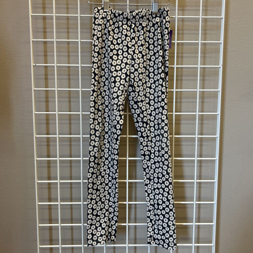 Hanna Andersson Flower Leggings (wear on bottom & knees) - 8