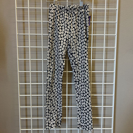 Hanna Andersson Flower Leggings (wear on bottom & knees) - 8