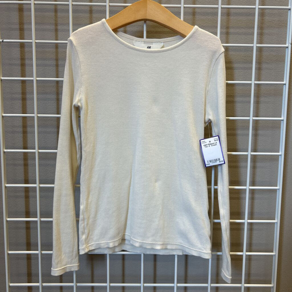 H&M Ribbed LS Tee -8