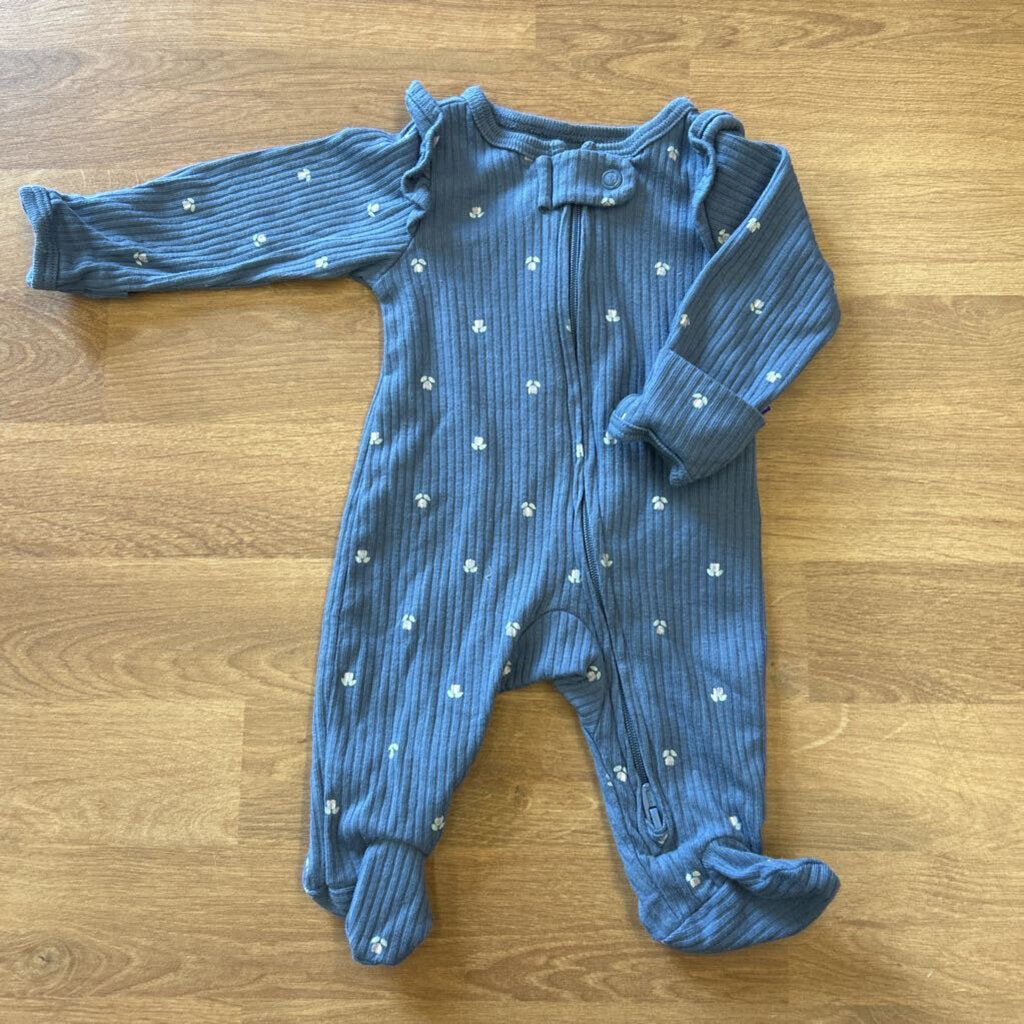 Carter's Floral Zip Sleeper - PM