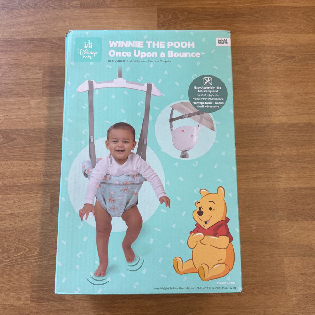 NEW Bright Starts Disney Baby Winnie the Pooh Door Jumper