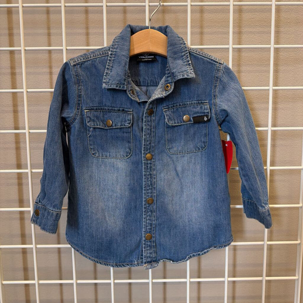 Volcom Denim LS Snap - 24m