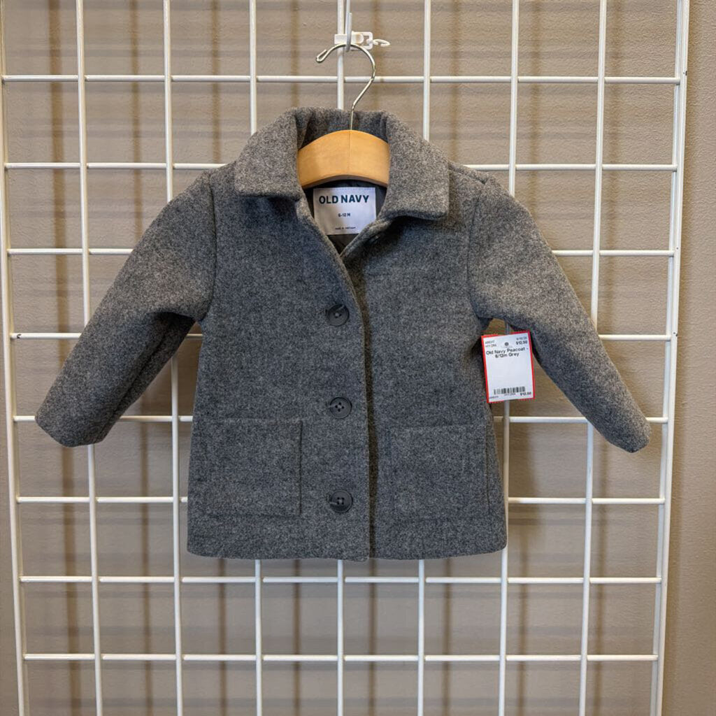 Old Navy Peacoat - 6/12m