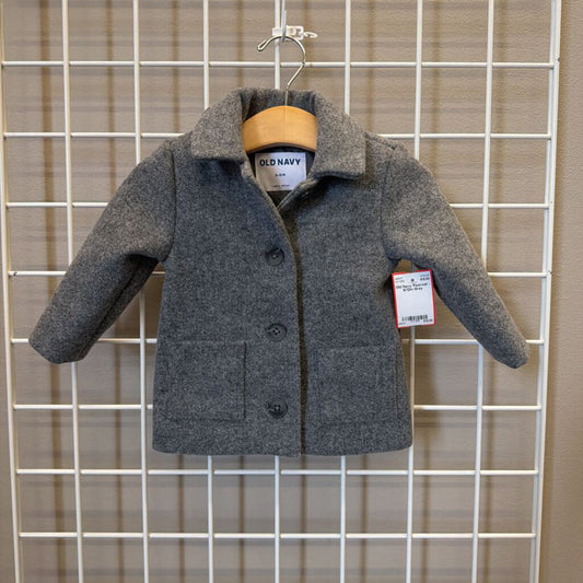 Old Navy Peacoat - 6/12m