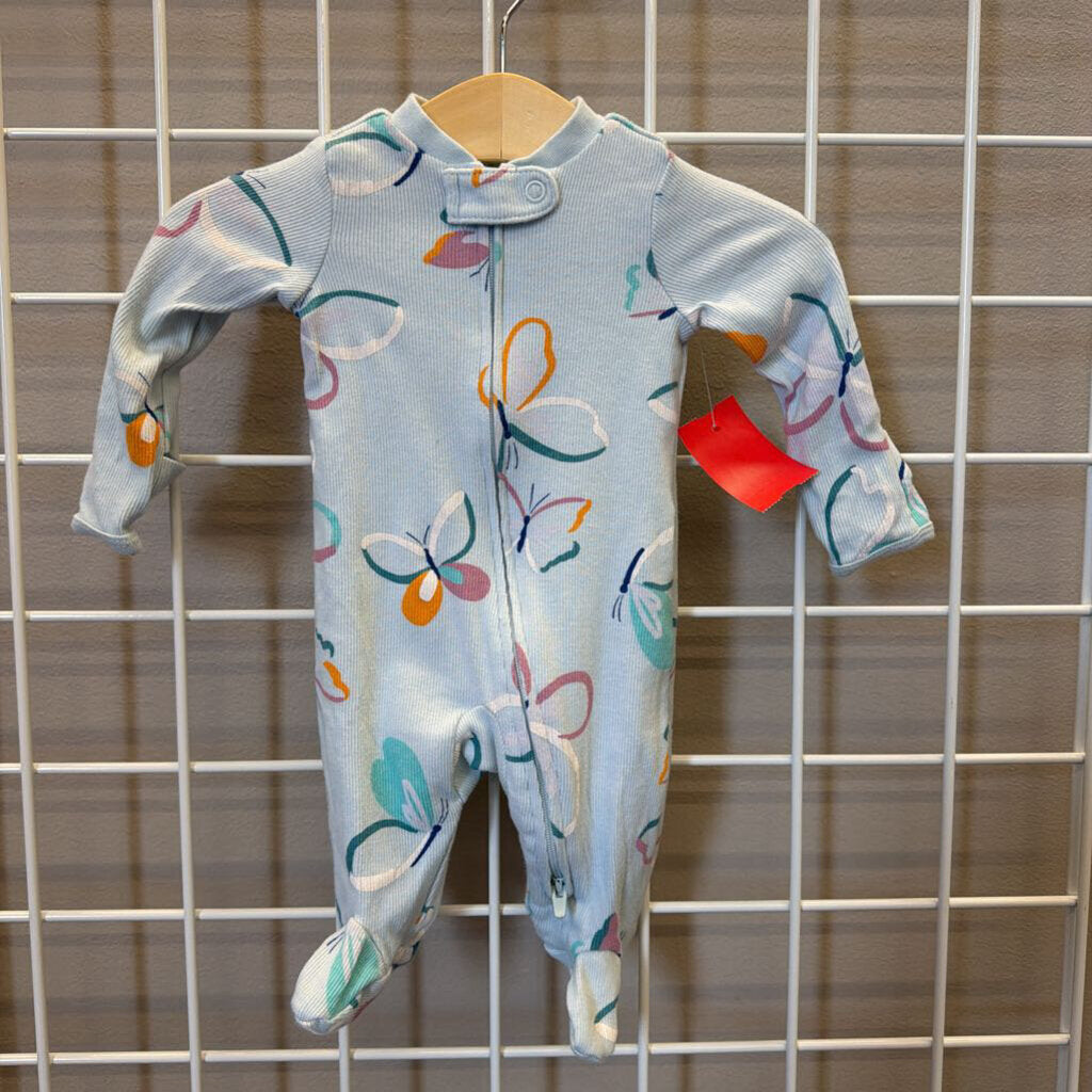 Carter's Butterfly Zip Sleeper - NB