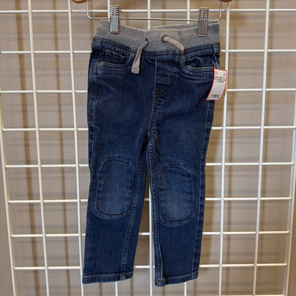Hanna Andersson Pull On Skinny Jeans - 3T Slim