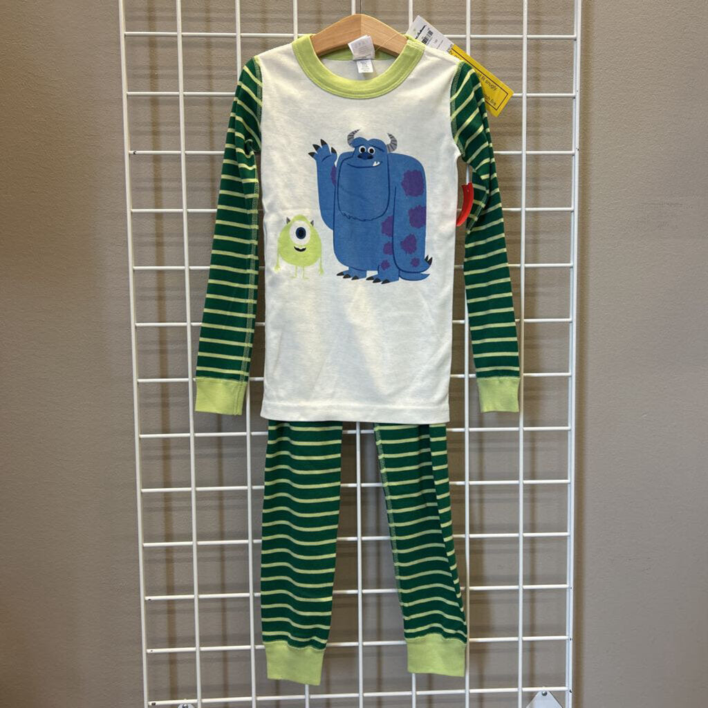 NWT Hanna Andersson Monster's Inc Pjs - 6/7