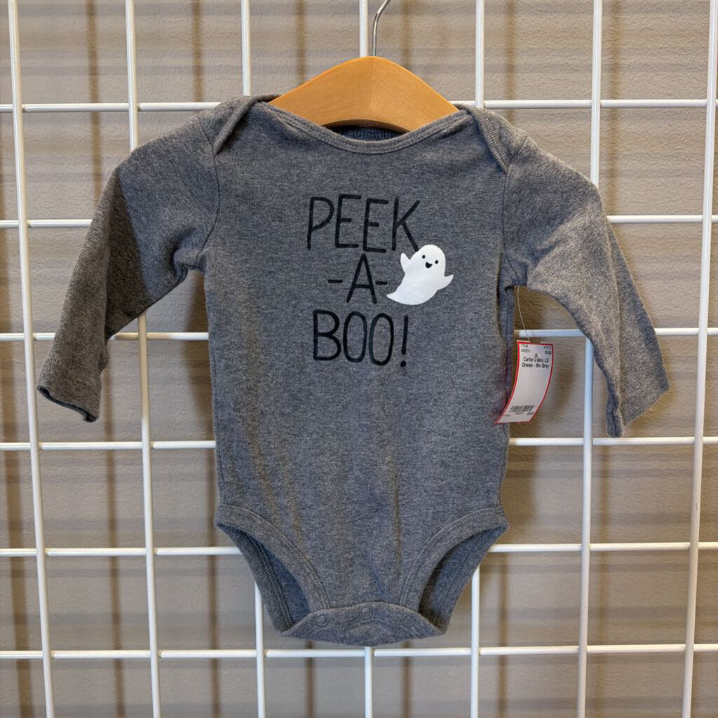 Carter's Boo LS Onesie - 6m
