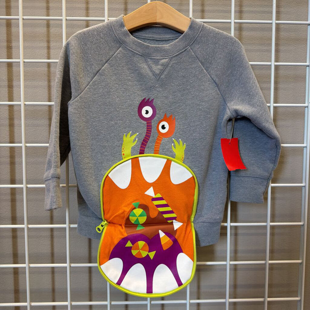 Cat & Jack Candy Monster Crewneck - 2T