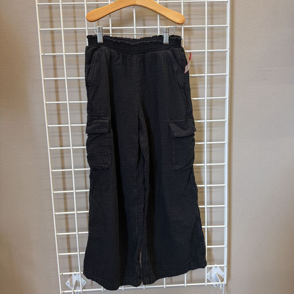 Old Navy Linen Cargo Wide Leg Pants - 10/12