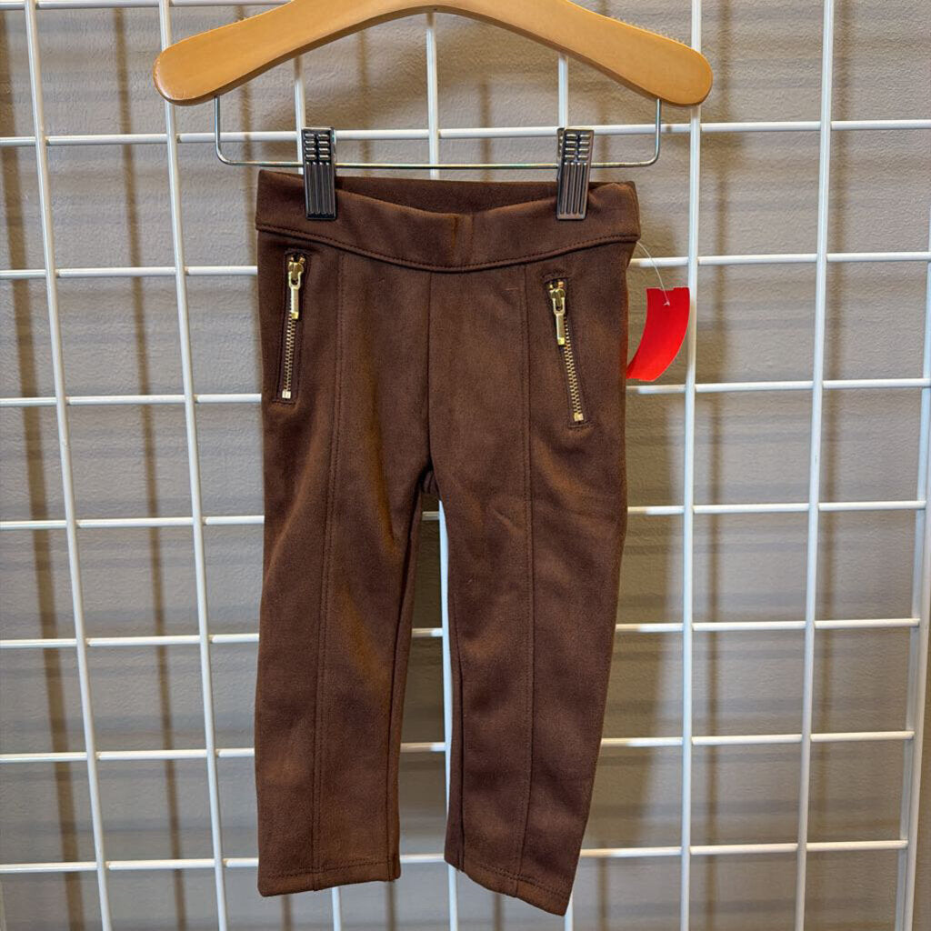 Janie & Jack Suede Leggings - 12/18m