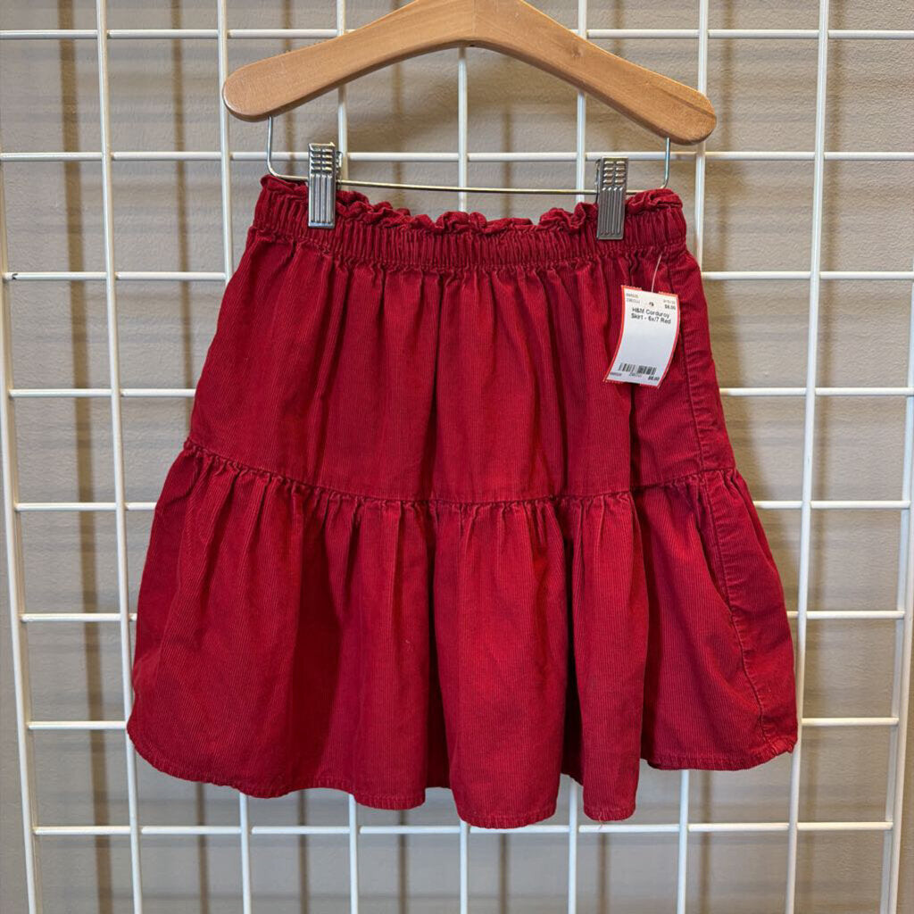 H&M Corduroy Skirt - 6x/7