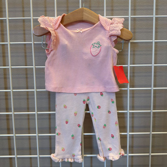 Huggies Strawberry Two Pc Set - 6m