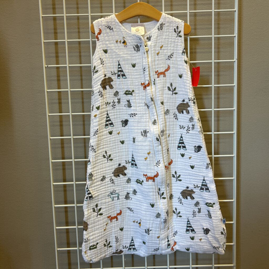 Little Unicorn Muslin Animals Sleep Sack - 12/18m