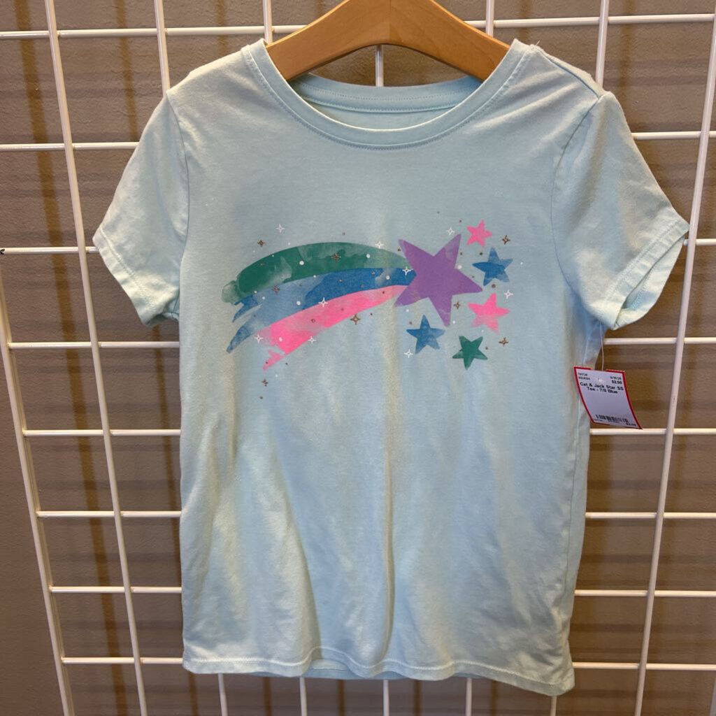 Cat & Jack Star SS Tee - 7/8