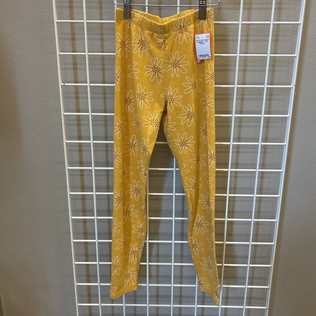 Cat & Jack Flower Leggings - 10/12