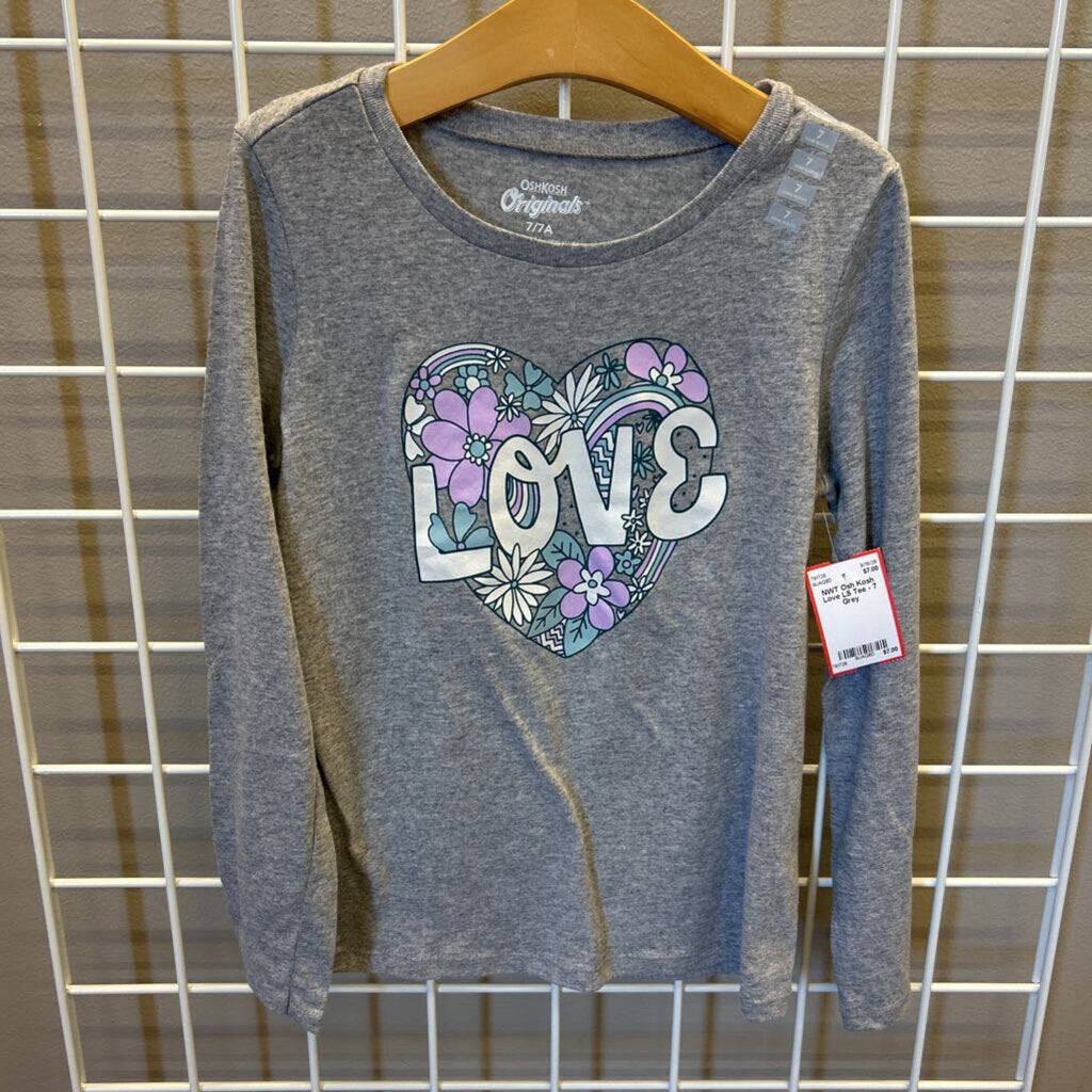 NWT Osh Kosh Love LS Tee - 7