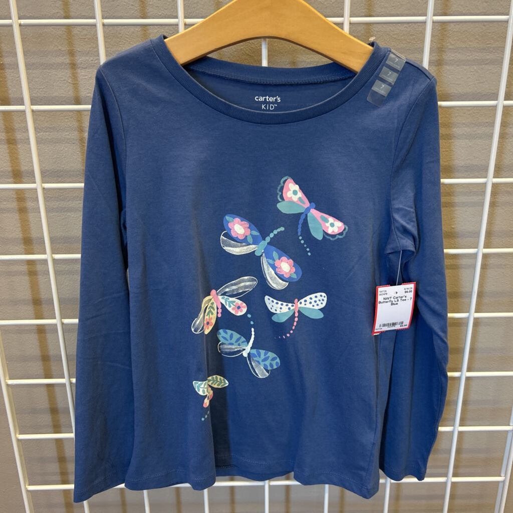 NWT Carter's Butterfly LS Tee - 7
