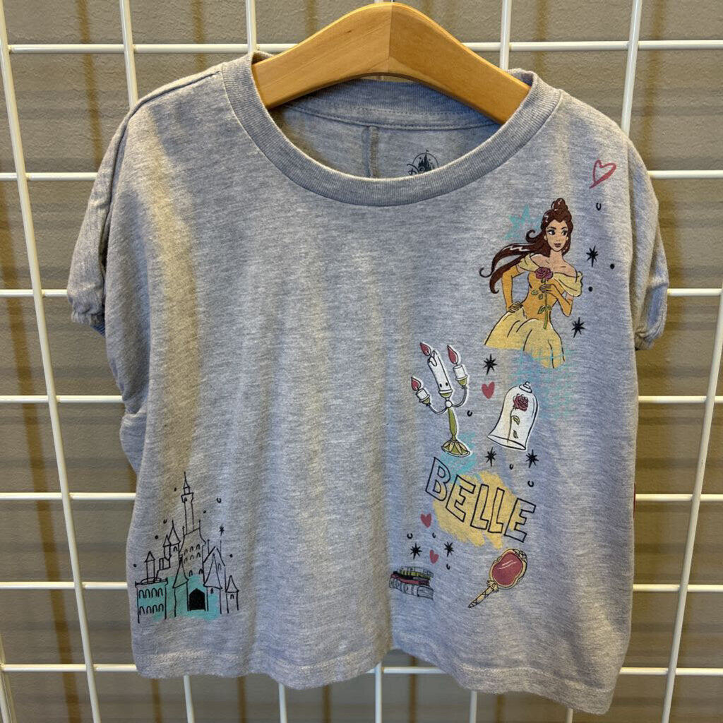 Disney Belle Crop SS Tee ~ 8/10