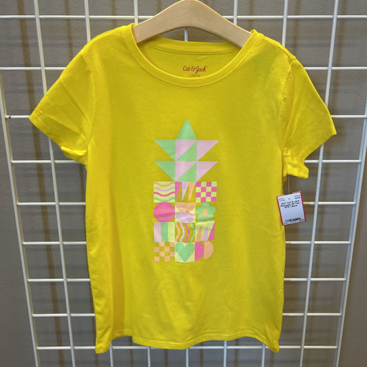 NWT Cat & Jack Pineapple SS Tee - 10/12