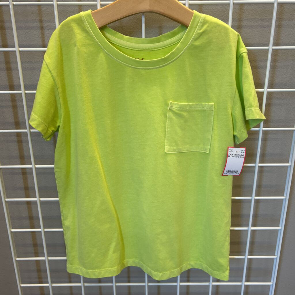 Cat & Jack Pocket SS Tee - 10/12