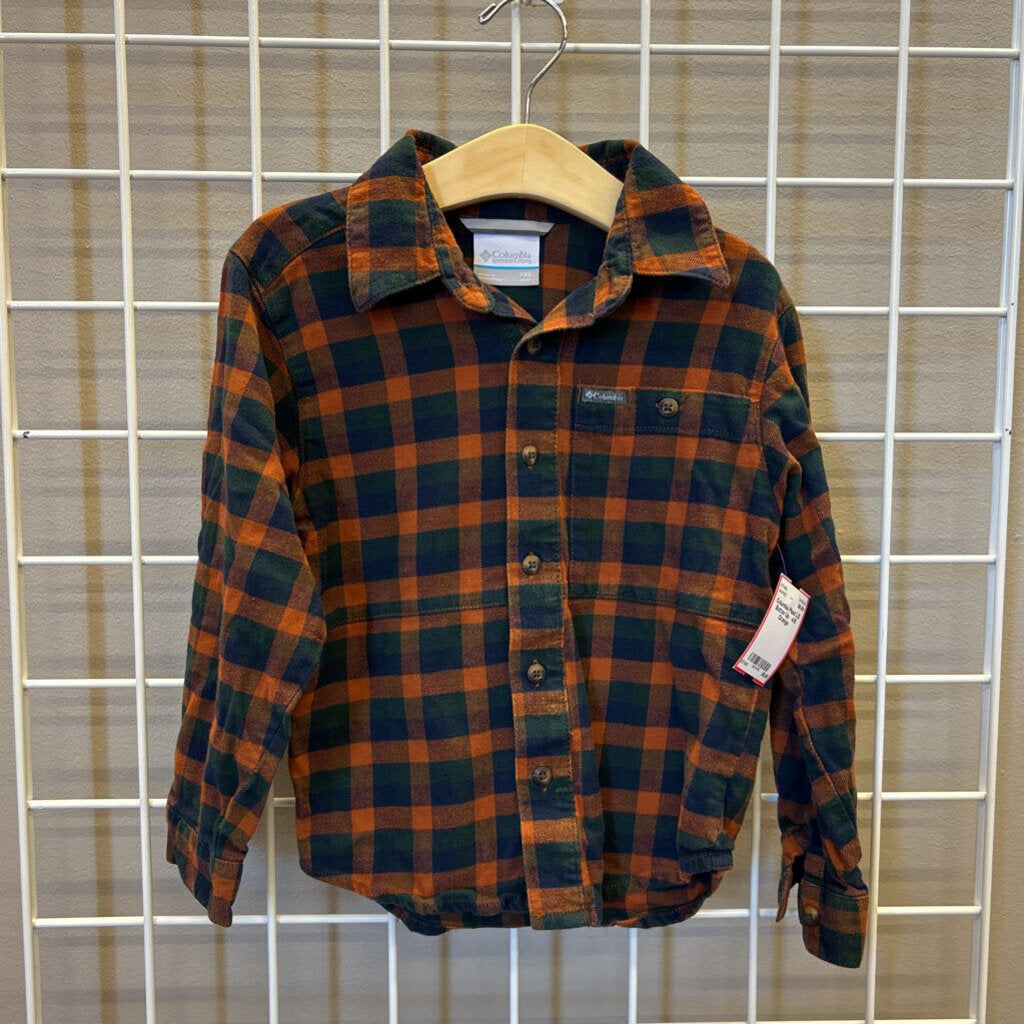 Columbia Plaid LS Button Up - 4/5