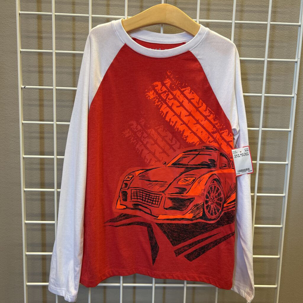 Cat & Jack Cars LS Tee - 8/10