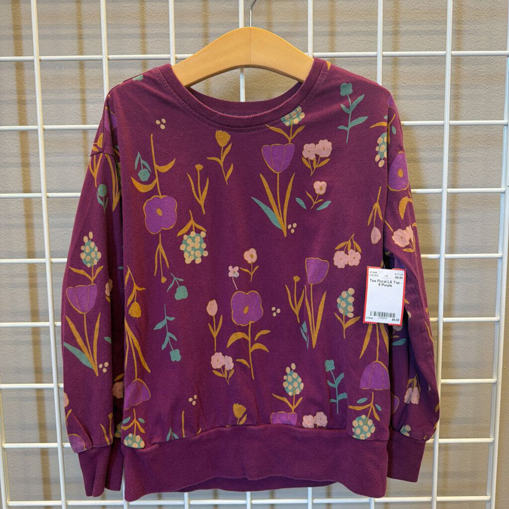 Tea Floral LS Top - 6