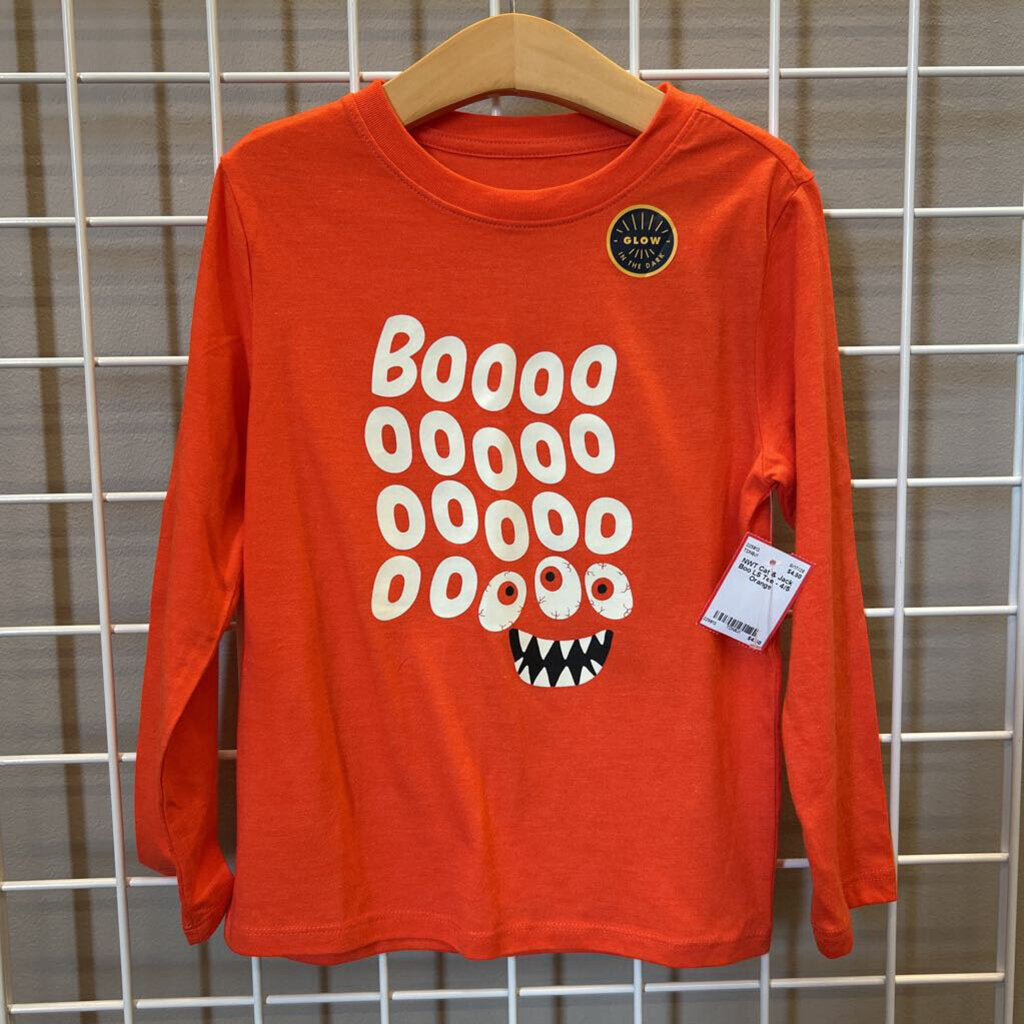 NWT Cat & Jack Boo LS Tee - 4/5