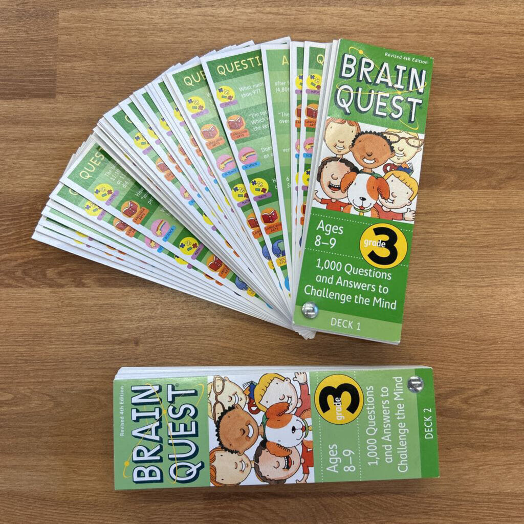 Brain Quest Grade 3 Question Cards