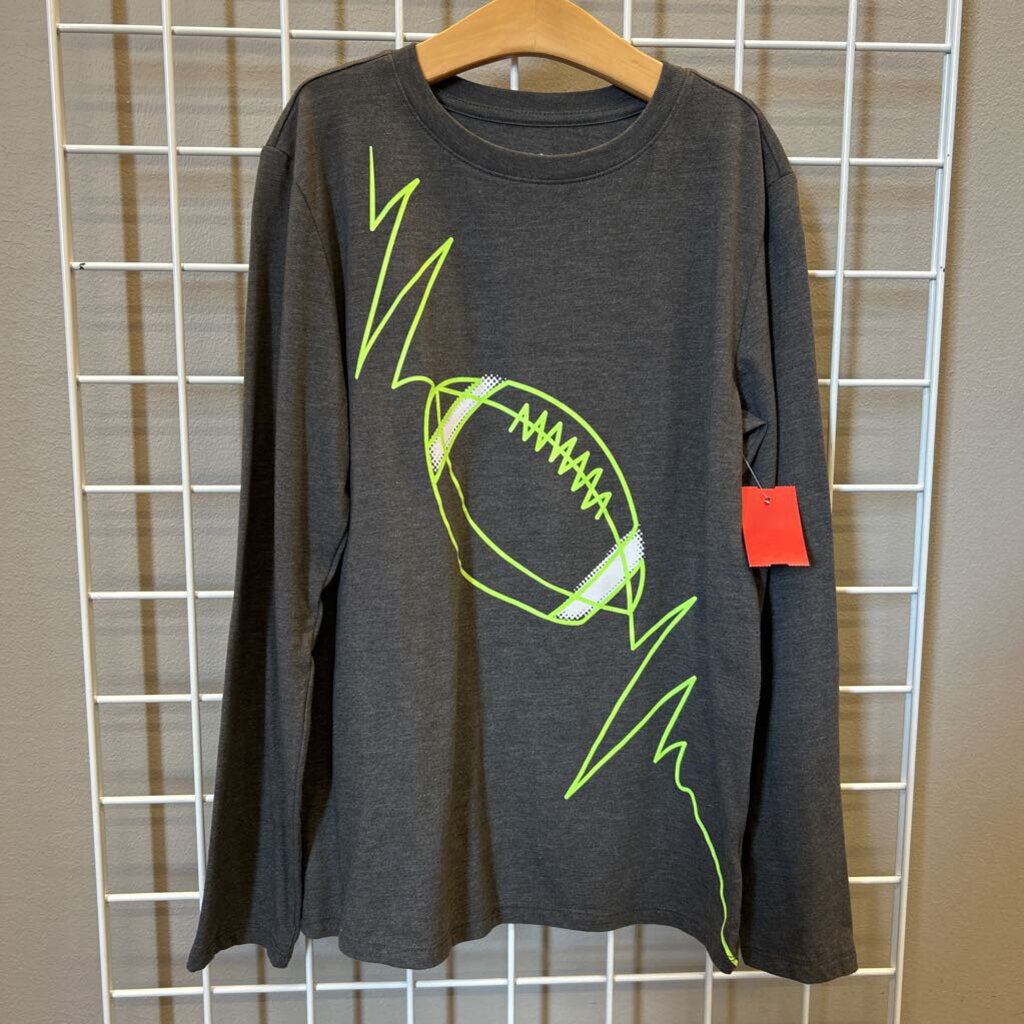 Cat & Jack Football LS Tee - 12/14