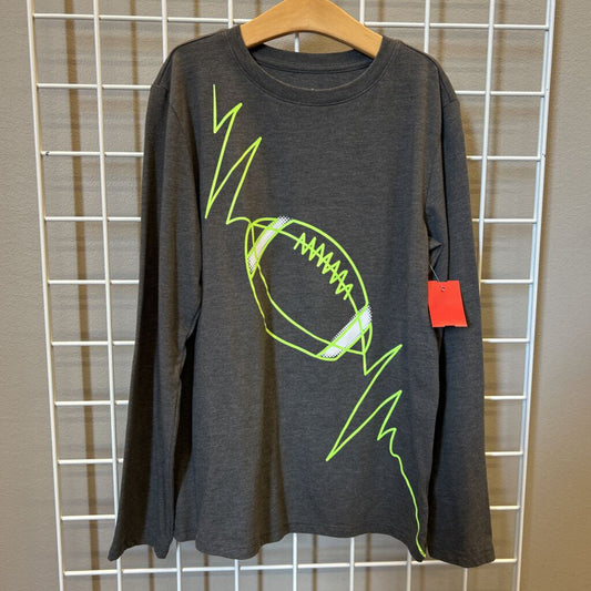 Cat & Jack Football LS Tee - 12/14
