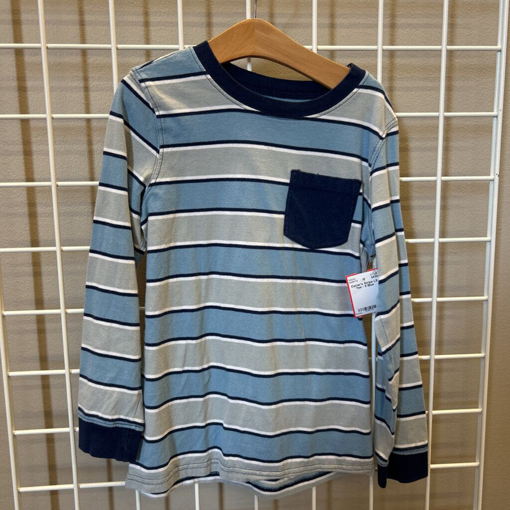 Carter's Stripe LS Tee - 8