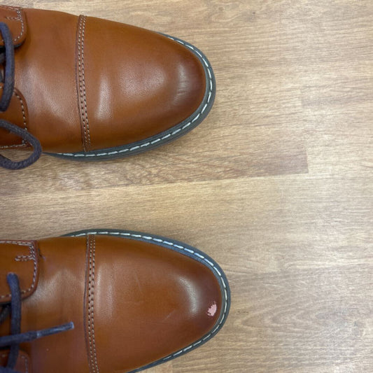 Bruno Marc Brown Dress Shoes (scuff) - 1