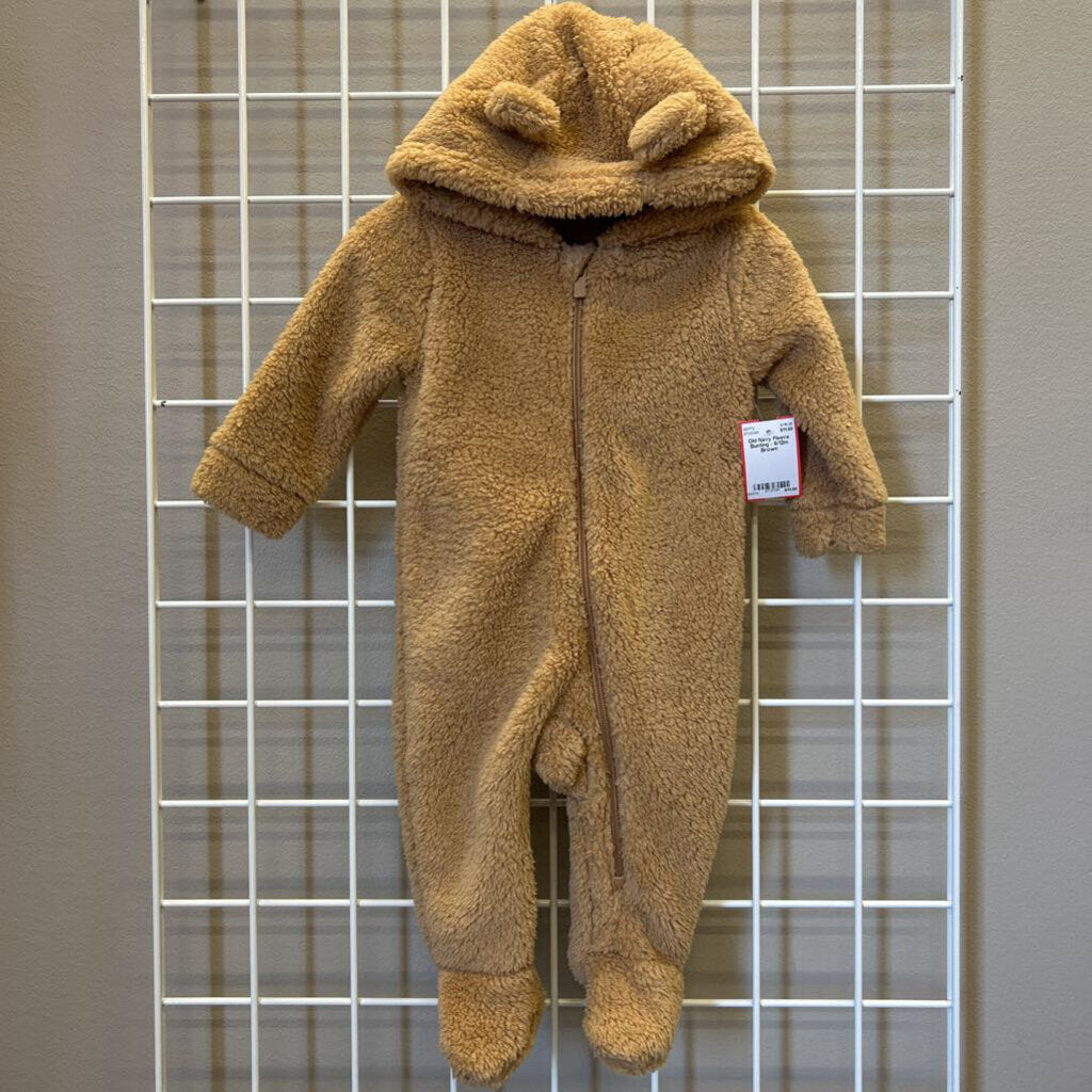 Old Navy Fleece Bunting - 6/12m