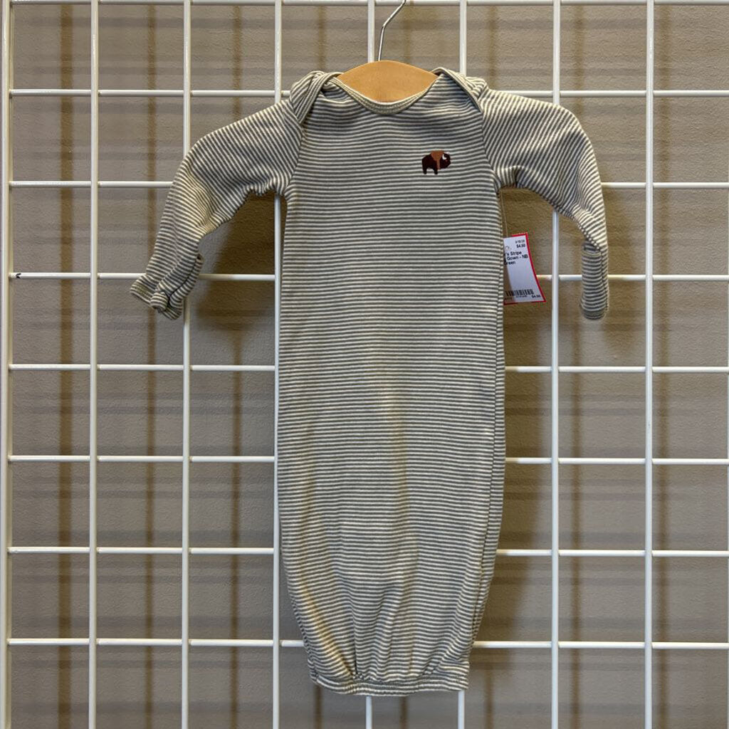 Carter's Stripe Sleeping Gown - NB