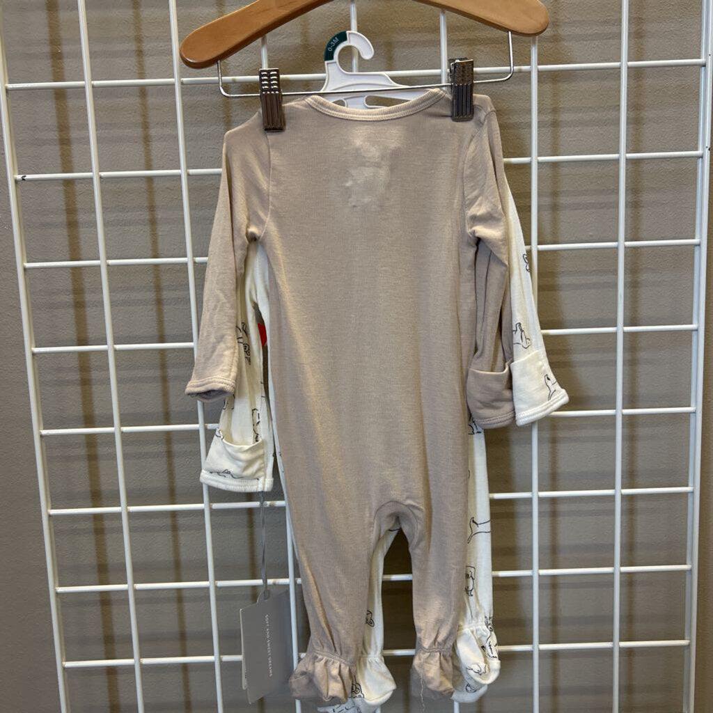 NWT Cloud Island Soft Zip Sleeper - 0/3m