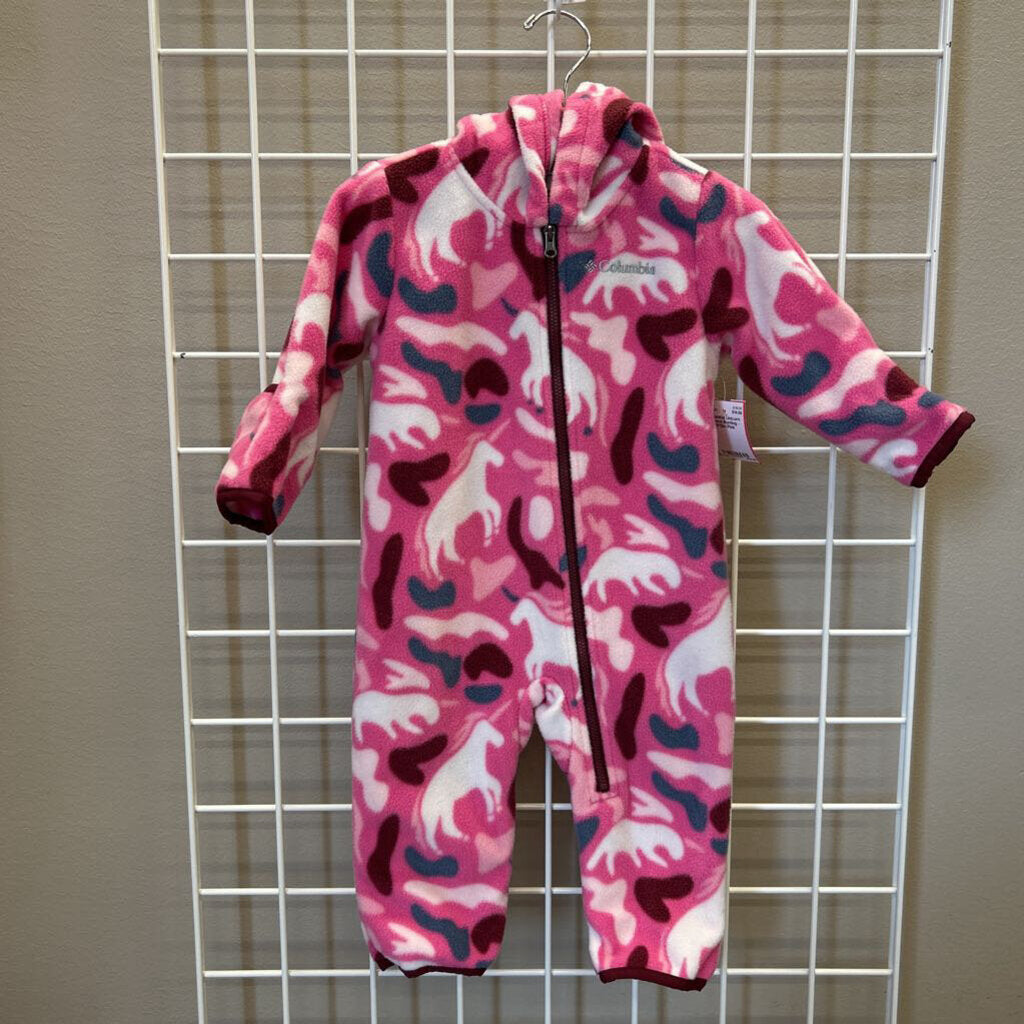 Columbia Unicorn Fleece Bunting - 6/12m