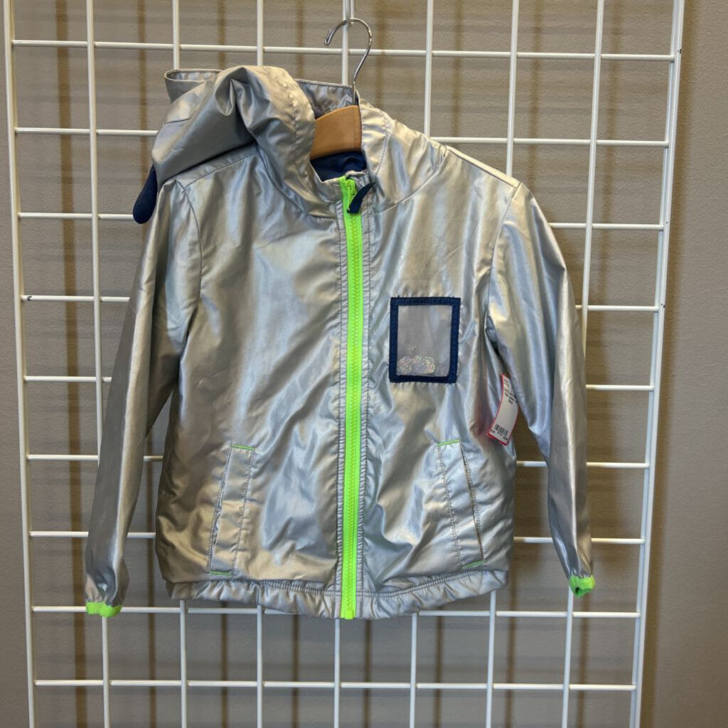Cat & Jack Metallic Rain Jacket - 4T