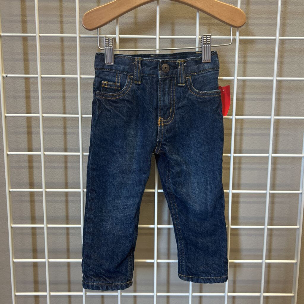 Osh Kosh Fleece Lined Jeans - 12m